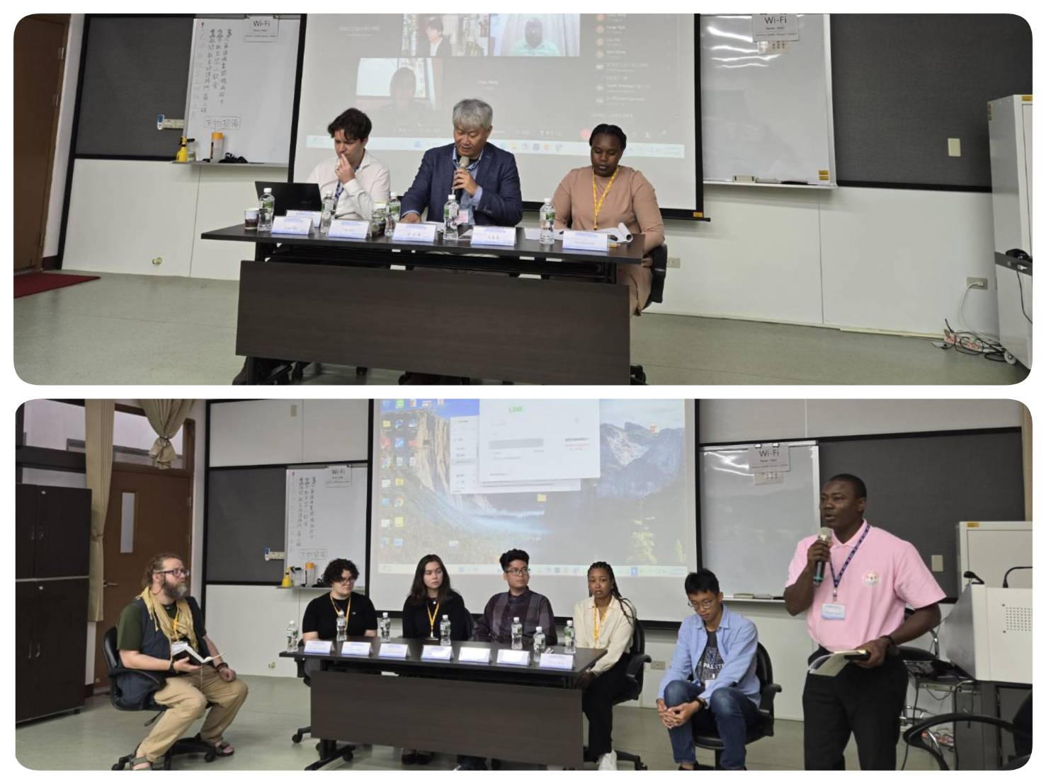 IMAS student Motimifagha Kei opened the first session alongside Professor Mingfeng Liu (NQU) and Research Fellow Derek Sheridan (Academia Sinica). The conference also featured a Junior Scholar Session
